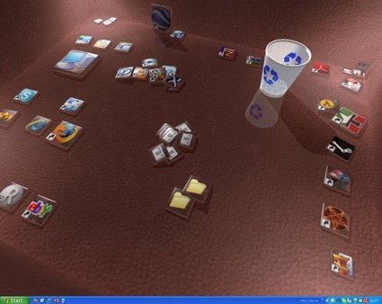 Real Desktop -- оригинальный трёхмерный рабочий стол