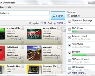 Album ART Downloader находит и скачивает обложки музыкальных альбомов