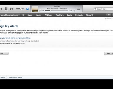 Разрешите iTunes 11 сообщать о новых релизах любимых исполнителей и групп