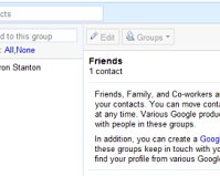 Контакты GMail - не забывайте о группах