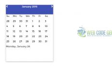 How to write a php calendar for the month and year?